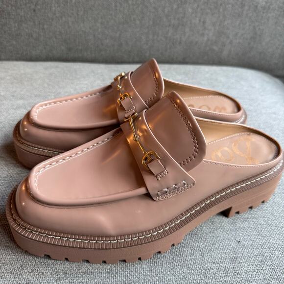 Sam Edelman Women's Lennon Mule Slip -on Plataform Maple Sugar Women's 9.5 - Picture 2 of 11